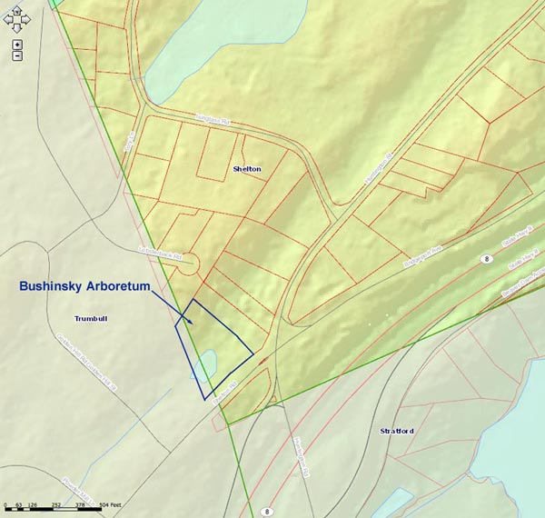 Bushinsky Arboretum Map